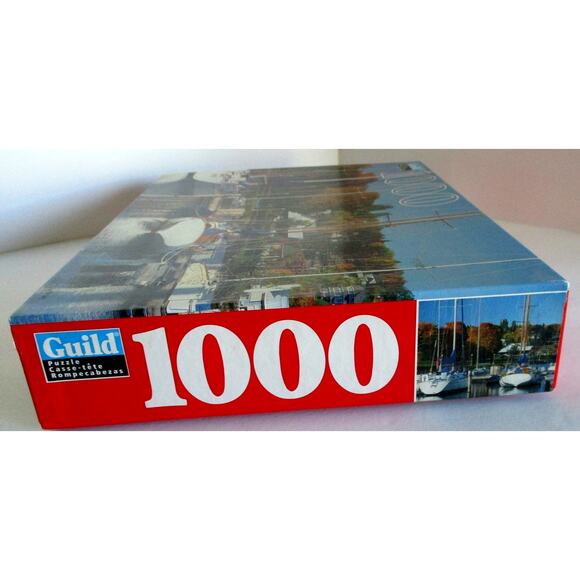 Guild 1000Pc. Jigsaw Puzzle Lake Superior Bay Field Wi. New In Box - Picture 3 of 6